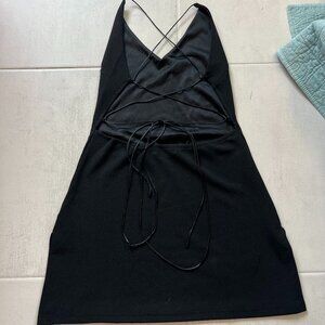 Black Strappy Dress